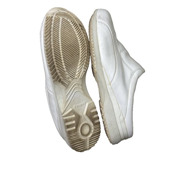 Propet Shock Absorber Women White Leather Mules Slip On Shoes Size 8.5 - Picture 5 of 5